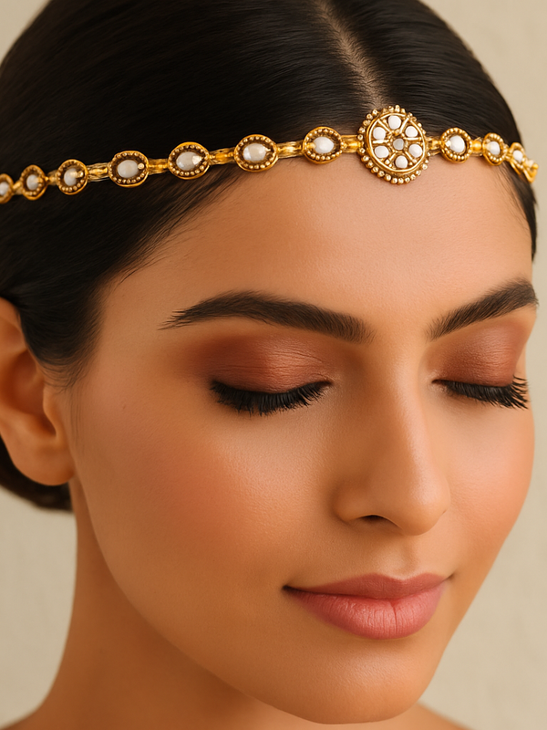 Hexagon Kundan Maatha Patti