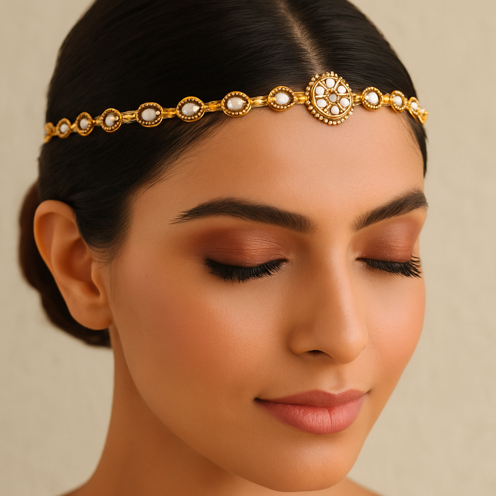 Hexagon Kundan Maatha Patti