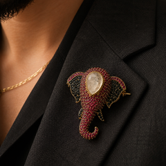 The Rani Elephant Brooch