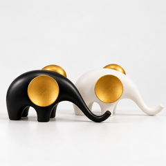 Aira Elephant Sculptures – Set of 2