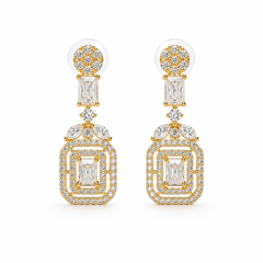 Aurelia Deco Drop Earrings