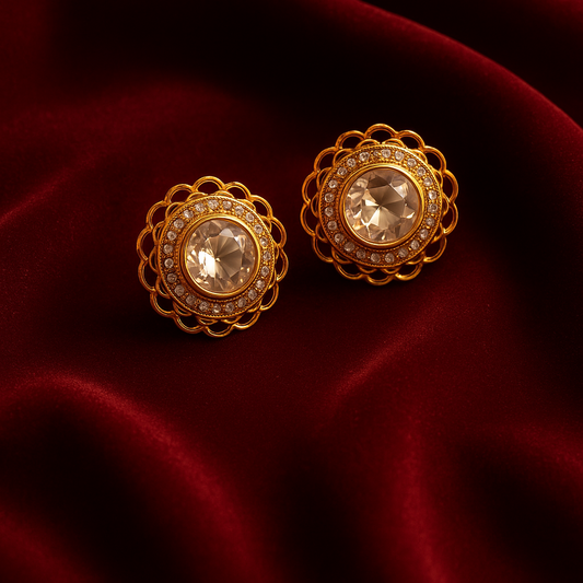 Vanshika Temple Kundan Necklace Set