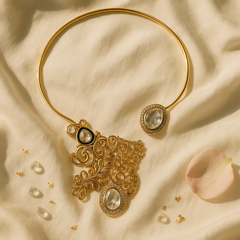 Royal Glow Kundan-Inspired Necklace & Earrings Set