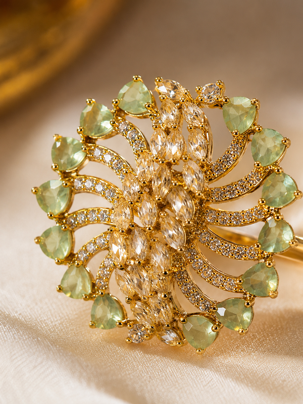 Aurelia Mint Statement Ring