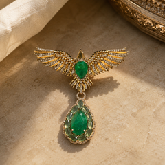 The Emerald Flight Brooch