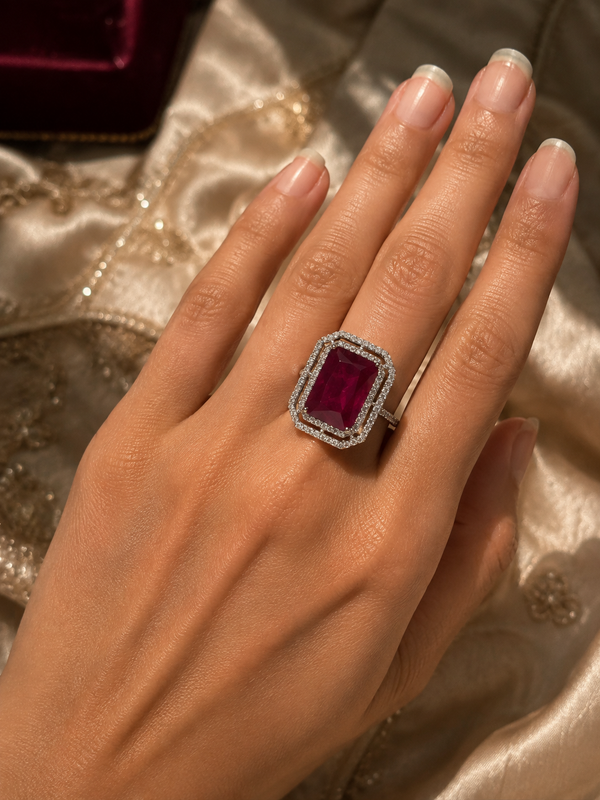 Riviera Ruby Statement Ring