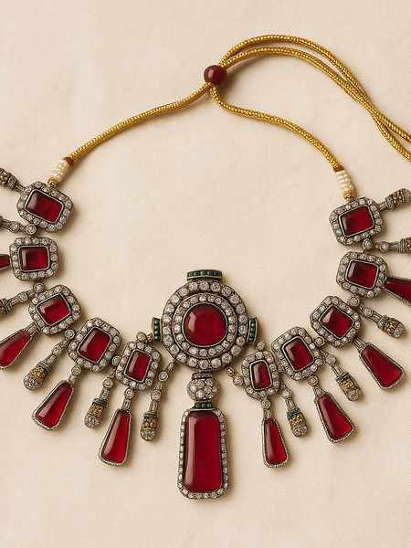 Imperial Ruby Heirloom Choker Set