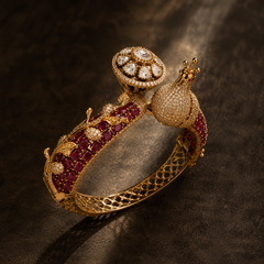 Mayura Ruby Maharani Bracelet