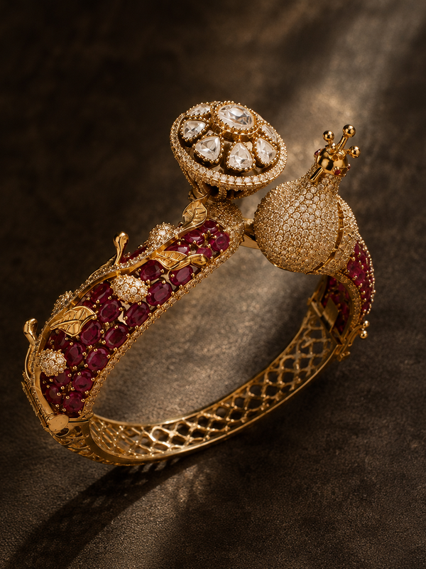 Mayura Ruby Maharani Bracelet