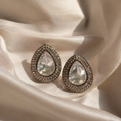 Teardrop Statement Studs