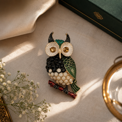 Athena Owl Brooch