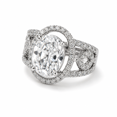 Celeste Oval Statement Ring