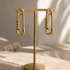 Nova Safety Pin Earrings