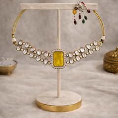 Yellow Sapphire Noor Heritage Necklace Set