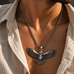 Azaad Eagle Men's Pendant Chain