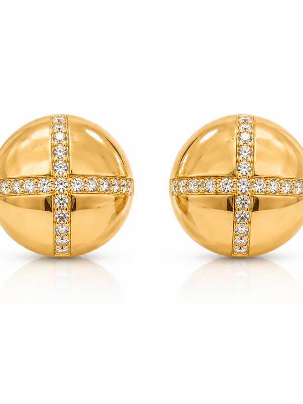 Dome Stud Earrings