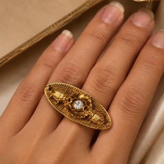 Rajasi Elephant Statement Ring