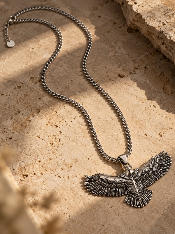 Azaad Eagle Men's Pendant Chain