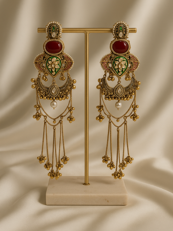 Mughal Charm Statement Earrings