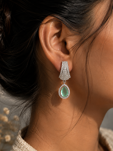 Meher Mint Drop Earrings
