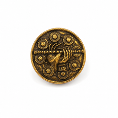 Madhav Bansuri Antique Button Cover