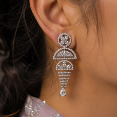 Celeste Crystal Drop Earrings