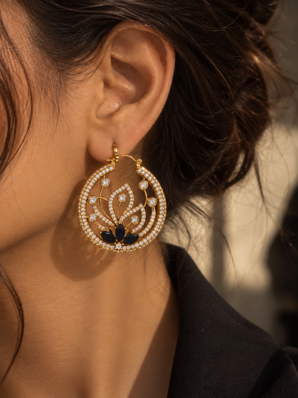 Neelam Lotus Statement Hoops