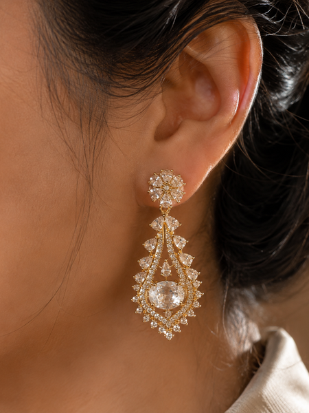 Seraphina Crystal Chandelier Earrings