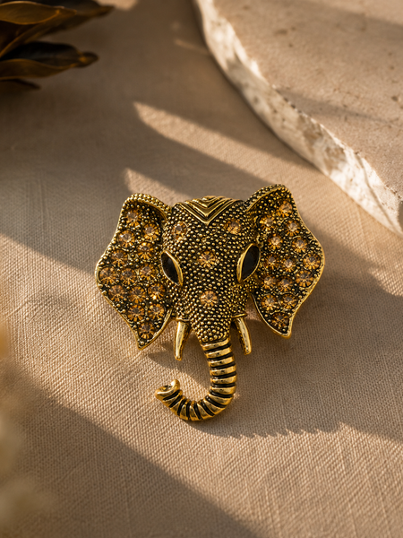 The Maharaja Elephant Brooch