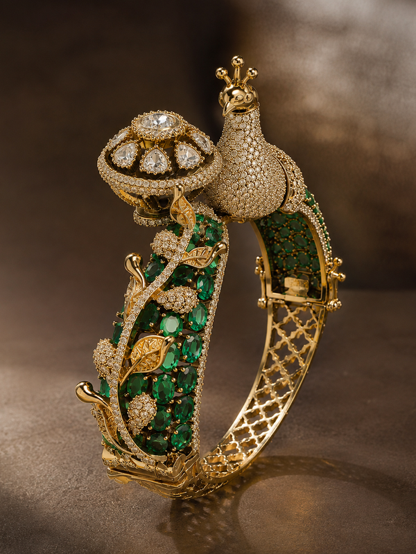 Mayura Emerald Maharani Bracelet