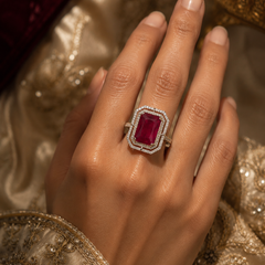 Riviera Ruby Statement Ring