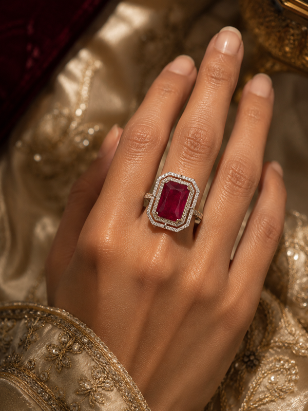 Riviera Ruby Statement Ring