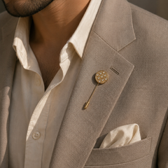 Celestial Crystal Lapel Pin