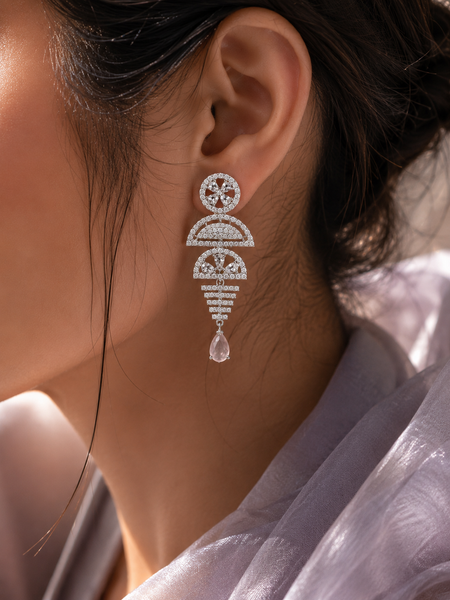 Blush Drop Earrings