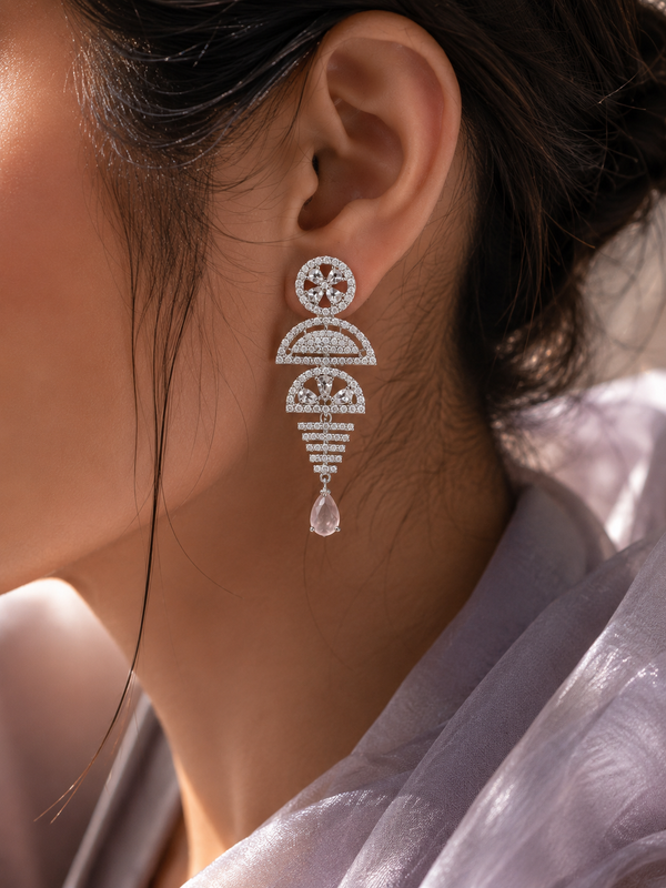 Blush Drop Earrings