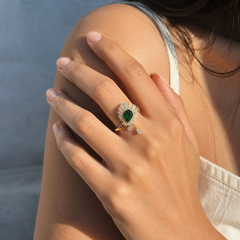 Emerald Radiance Ring