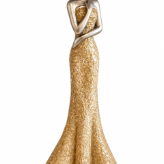 Noor – Poised Mirror Woman Sculpture
