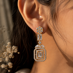 Aurelia Deco Drop Earrings