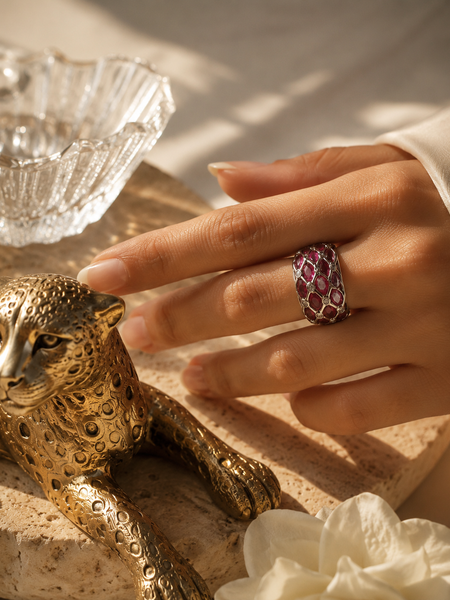 Ruby Luxe Statement Ring