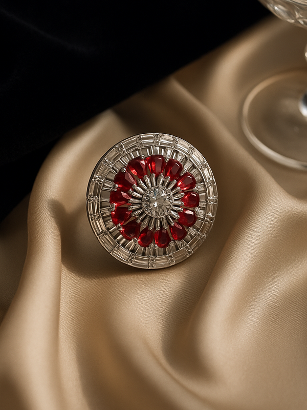 Scarlet Radiance Diamond Ring