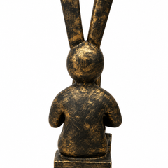 The Quiet Reader Rabbit Sculpture
