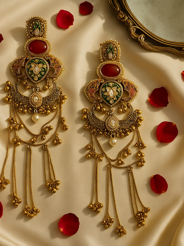 Mughal Charm Statement Earrings