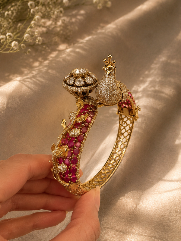 Mayura Ruby Maharani Bracelet