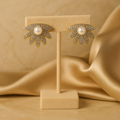 Aurora Pearl Stud Earrings