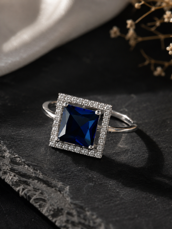 Neel Princess Halo Ring