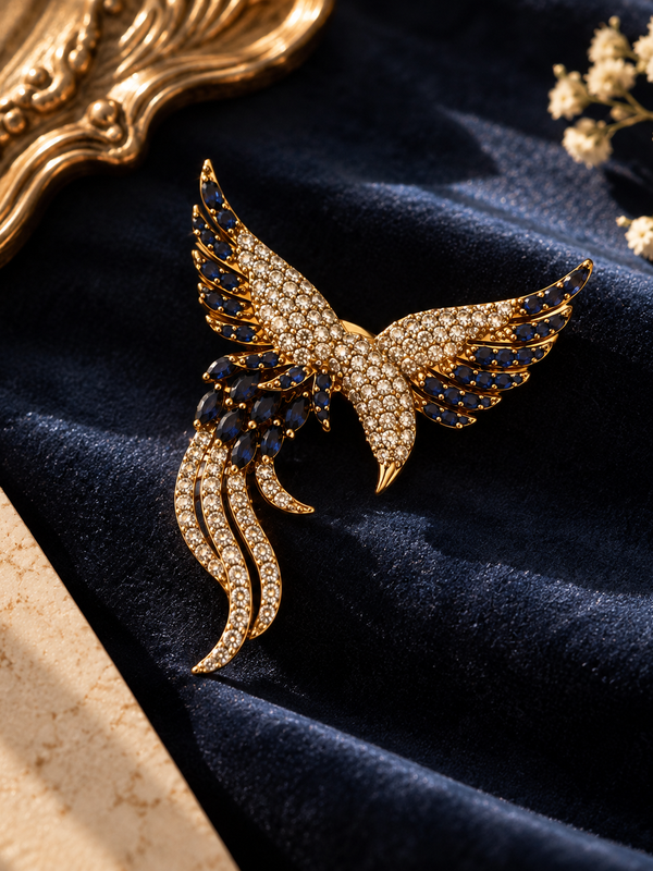 Neel Udaan Brooch