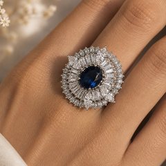 Midnight Aurelia Statement Ring