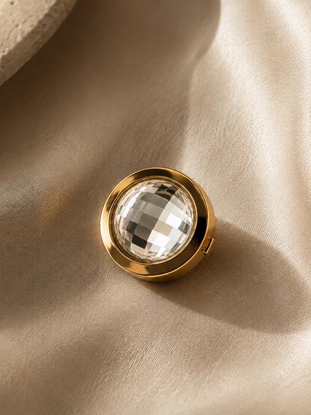 Aurelius Crystal Button Cover