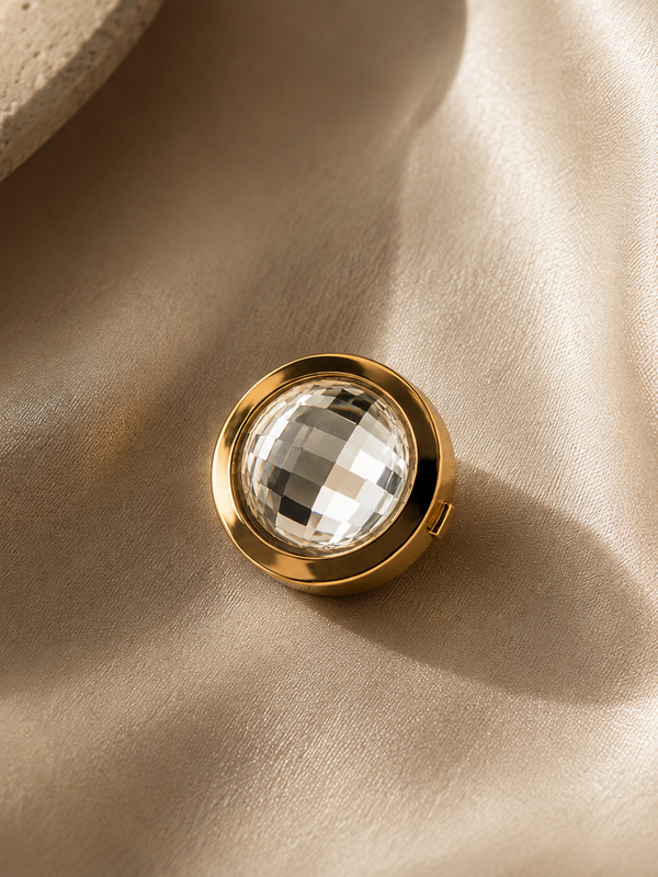 Aurelius Crystal Button Cover