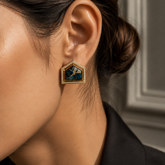 Teal Studs